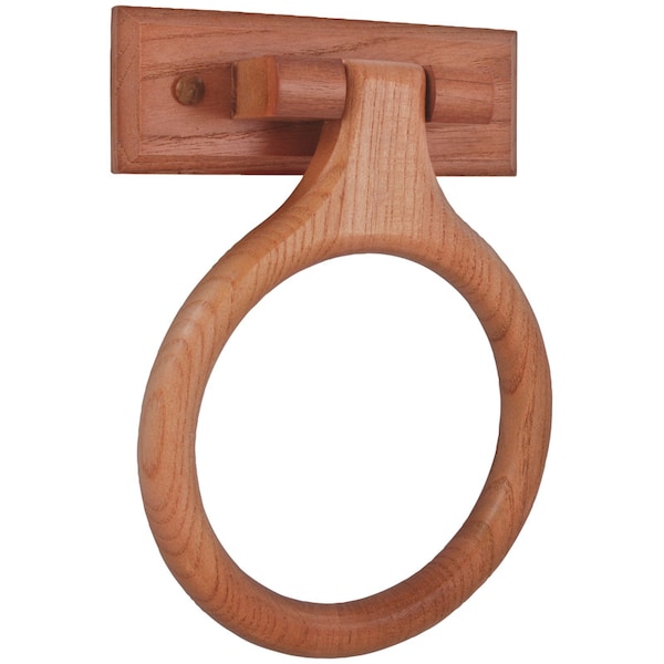 Oakbrook Collection LDR Exquisite Oak Towel Ring Wood 165 9840 - main